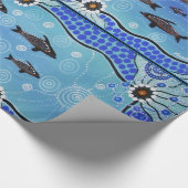 ドルフィンポッドラッピング紙1 ラッピングペーパー (角)