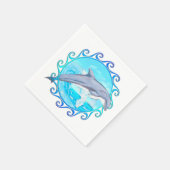 ドルフィンマオリサン スタンダードカクテルナプキン (角)