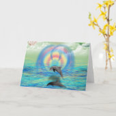 ドルフィンライジング カード (黄色い花)