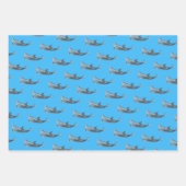 ドルフィンラッピング紙 ラッピングペーパーシート (正面2)