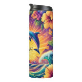 ドルフィンラブサンセットトロピカルパラダイス タンブラー (回転右)