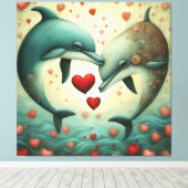 ドルフィンラブ2 キャンバスプリント (インサイチュ (ウッドフロア))