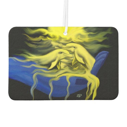 ドルフィンラブ カーエアーフレッシュナー (裏面)