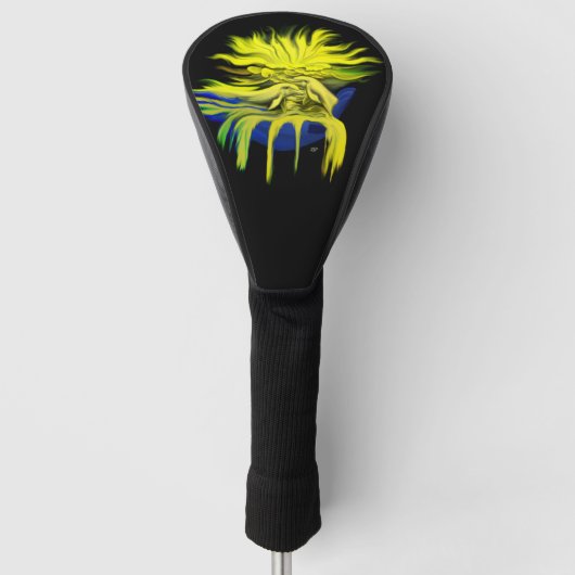 ドルフィンラブ ゴルフヘッドカバー (正面)