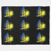 ドルフィンラブ フリースブランケット (正面(横))