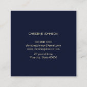 ドルフィンロゴ スクエア名刺 (裏面)