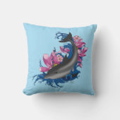 ドルフィンロータスフラワーズさくらんぼ花 クッション (正面)