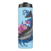 ドルフィンロータスフラワーズさくらんぼ花 タンブラー (正面)