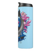 ドルフィンロータスフラワーズさくらんぼ花 タンブラー (回転右)