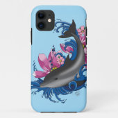 ドルフィンロータスフラワーズさくらんぼ花 Case-Mate iPhoneケース (裏面)