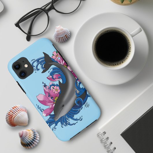 ドルフィンロータスフラワーズさくらんぼ花 Case-Mate iPhoneケース