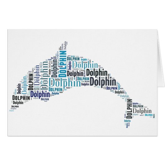 ドルフィンワードアート (正面横)