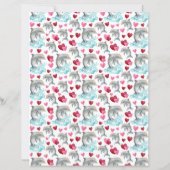 ドルフィンヴァレンティヌスクラップブック紙 (裏面)