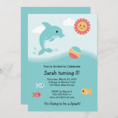 ドルフィン招待状 招待状 (正面/裏面)