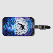 ドルフィン海と月 ラゲッジタグ (正面横)