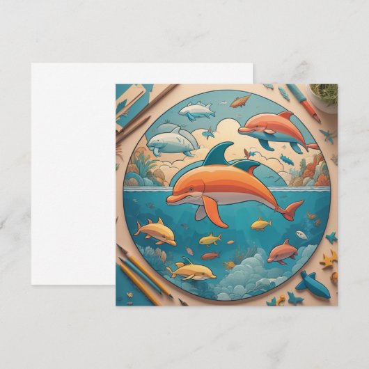 ドルフィン海カード (正面/裏面)
