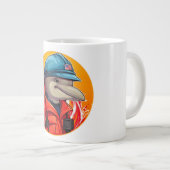 ドルフィン消防士  ジャンボコーヒーマグカップ (正面右)