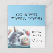 ドルフィン誕生日 プレイスカード (外部開封)