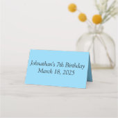 ドルフィン誕生日 プレイスカード (裏面)