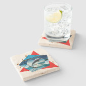 ドルフィン踊りザウェーブストーンコースター ストーンコースター (横)