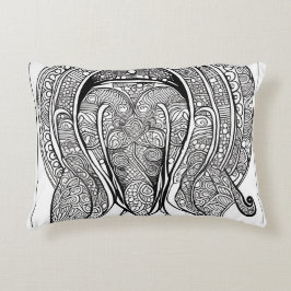 ドルフィン顔 アクセントクッション