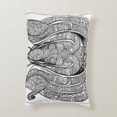 ドルフィン顔 アクセントクッション (裏面(縦))