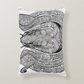 ドルフィン顔 アクセントクッション (正面(垂直))