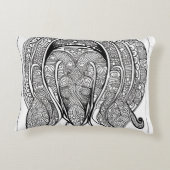 ドルフィン顔 アクセントクッション (裏面)