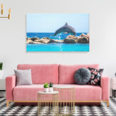 ドルフィン キャンバスプリント (インサイチュ (リビング))