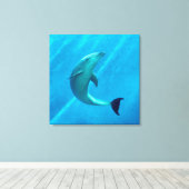 ドルフィン キャンバスプリント (インサイチュ (ウッドフロア))
