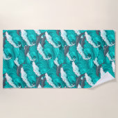 ドルフィン ビーチタオル (正面)