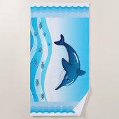 ドルフィン ビーチタオル (正面)