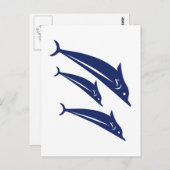 ドルフィン ポストカード (正面/裏面)