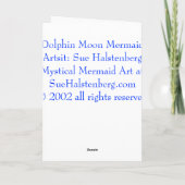 ドルフィン ムーン マーメイド カード (裏面)