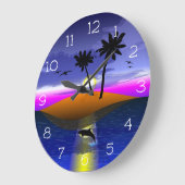 ドルフィン ラージ壁時計 (傾斜)