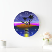 ドルフィン ラージ壁時計 (ホーム)