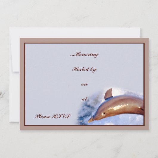 ドルフィン 招待状 (裏面)