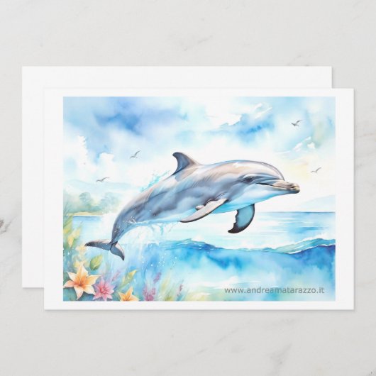 ドルフィン 招待状 (正面/裏面)