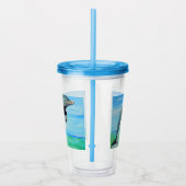 ドルフィ絵画ー アクリルタンブラー (右)