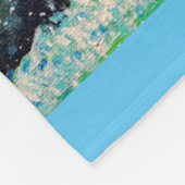 ドルフィ絵画ー フリースブランケット (角)