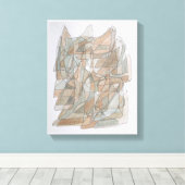 ドルフィ飛んでいるン キャンバスプリント (インサイチュ (ウッドフロア))