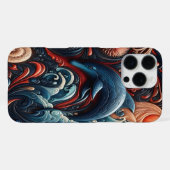ドルフィ鮮やかン海アート iPhoneケース (裏面横)