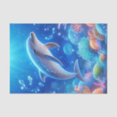 ドルフィ鮮やかン海リーフデクページ 薄葉紙 (正面)