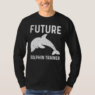 ドルフカッコいいル女子男性へボトレノースドルフィンアニメーション Tシャツ