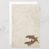 ドルフ素朴ンズビーチ結婚式 便箋 (正面/裏面)