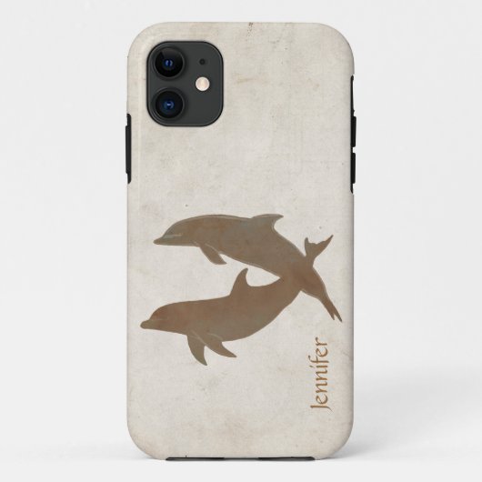 ドルフ素朴ンズビーチ結婚式 Case-Mate iPhoneケース (裏面)
