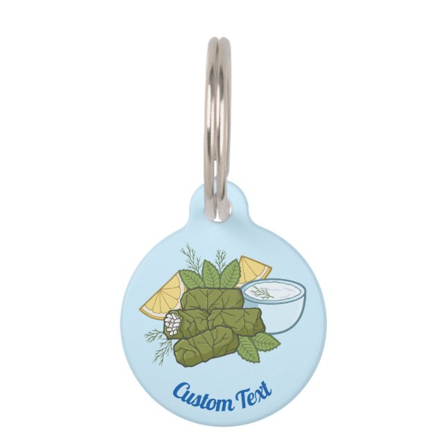 ドルマタキアペット用名札 ペット　ネームタグ (正面)