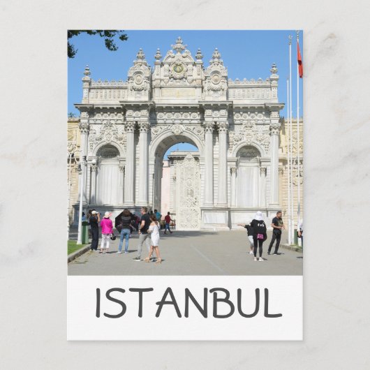 ドルマバヘパレス，イスタンブール ポストカード (正面)