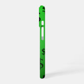 ドルマークが緑 iPhone 16ケース (左側面)