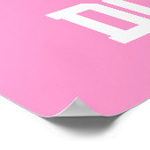 ドルムスイートドーム |ホットピンク ポスター (角)